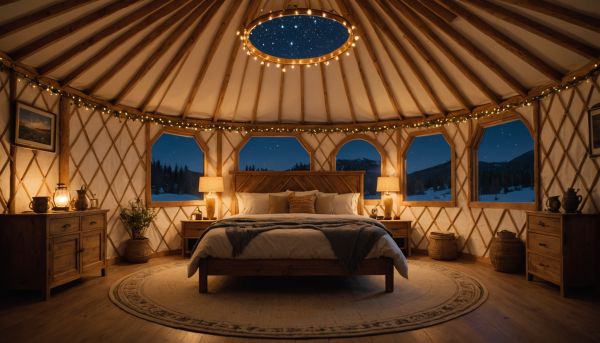 Nuit en yourte ou roulotte