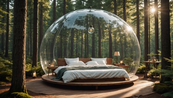 Où louer une bulle transparente en forêt ?