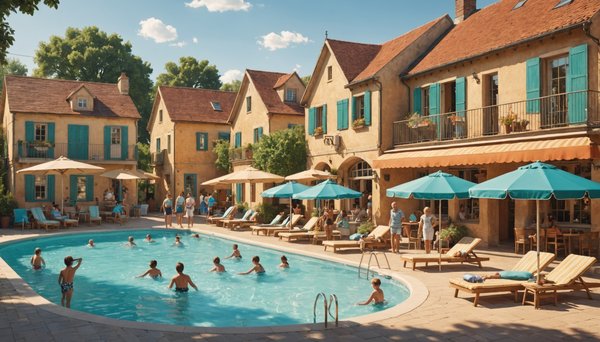 Quelle est la température idéale pour une piscine de loisirs avec ciela village ?